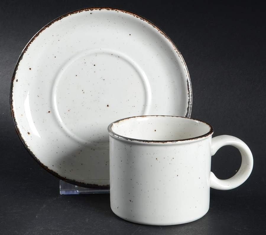 Creation Flat Cup & Saucer Set by W R Midwinter Ltd-1