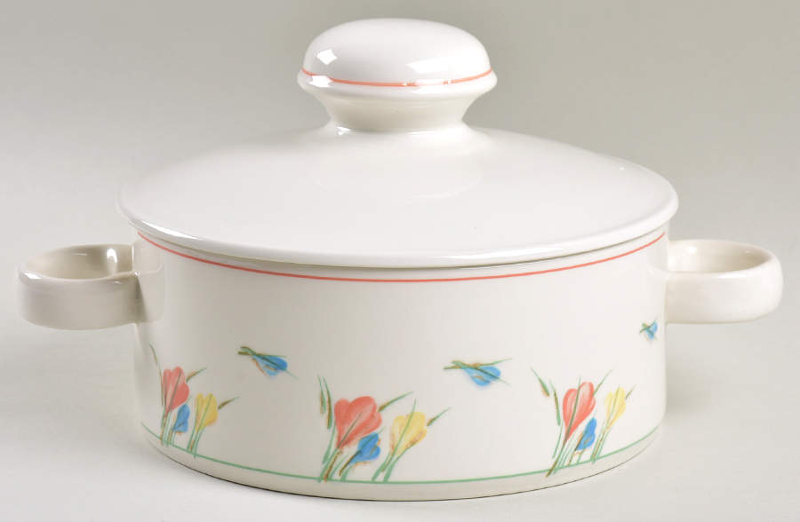 Crocus 1.25 Qt Round Covered Casserole by W R Midwinter Ltd-1