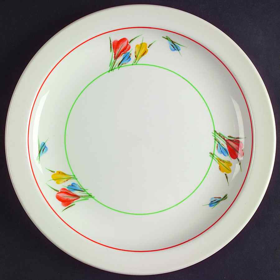 Crocus Salad Plate by W R Midwinter Ltd-1