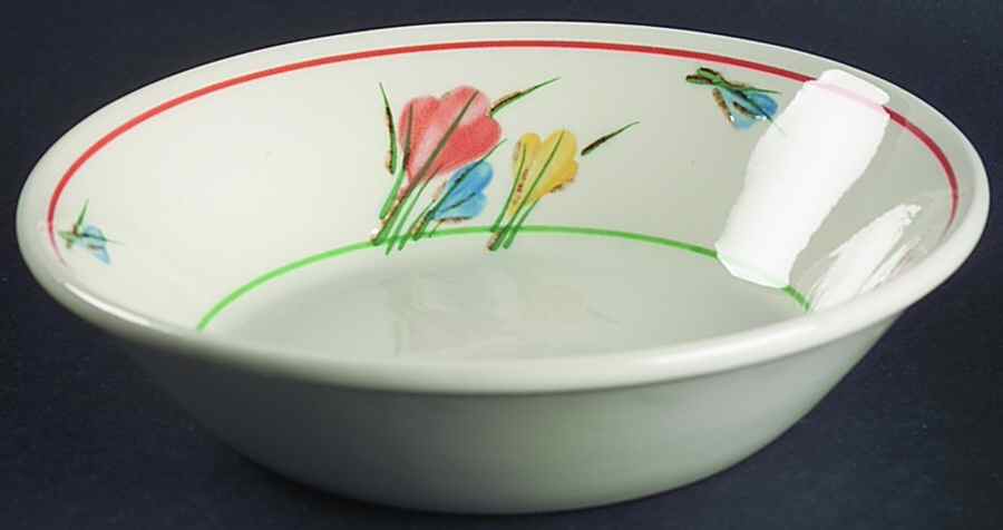 Crocus Fruit/Dessert (Sauce) Bowl by W R Midwinter Ltd-1