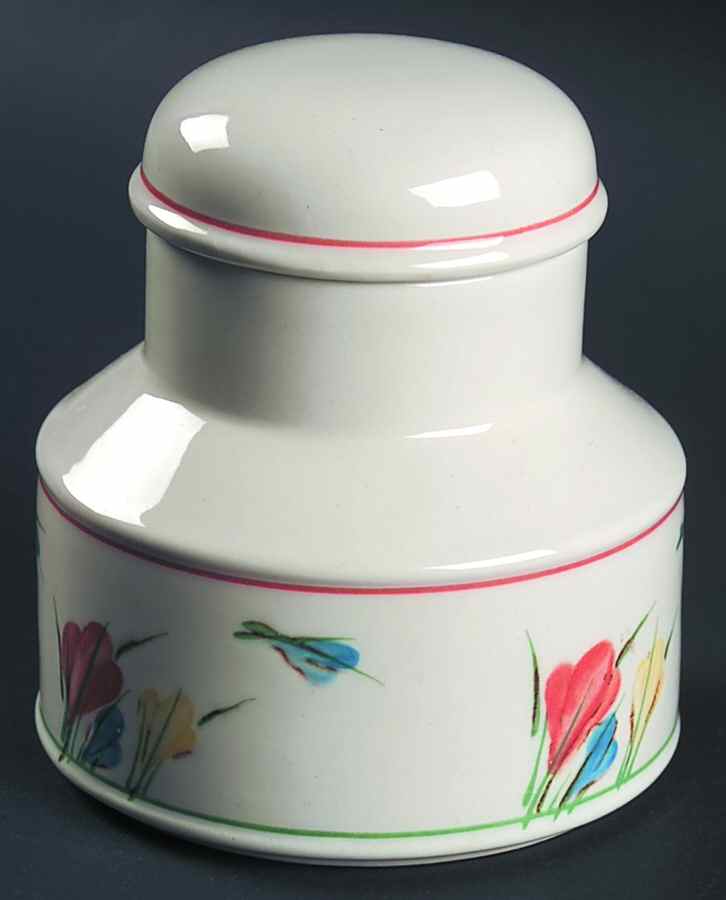 Crocus Sugar Bowl & Lid by W R Midwinter Ltd-1