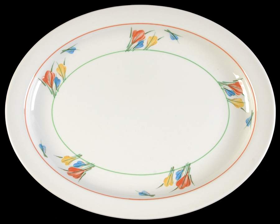 Crocus 12" Oval Serving Platter by W R Midwinter Ltd-1