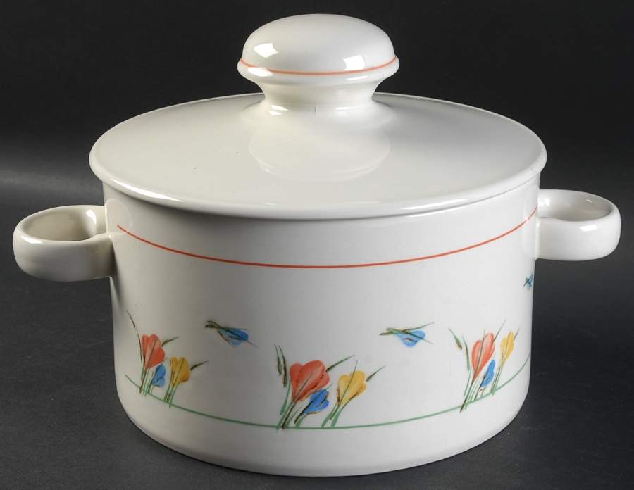 Crocus 2 Qt Round Covered Casserole by W R Midwinter Ltd-1