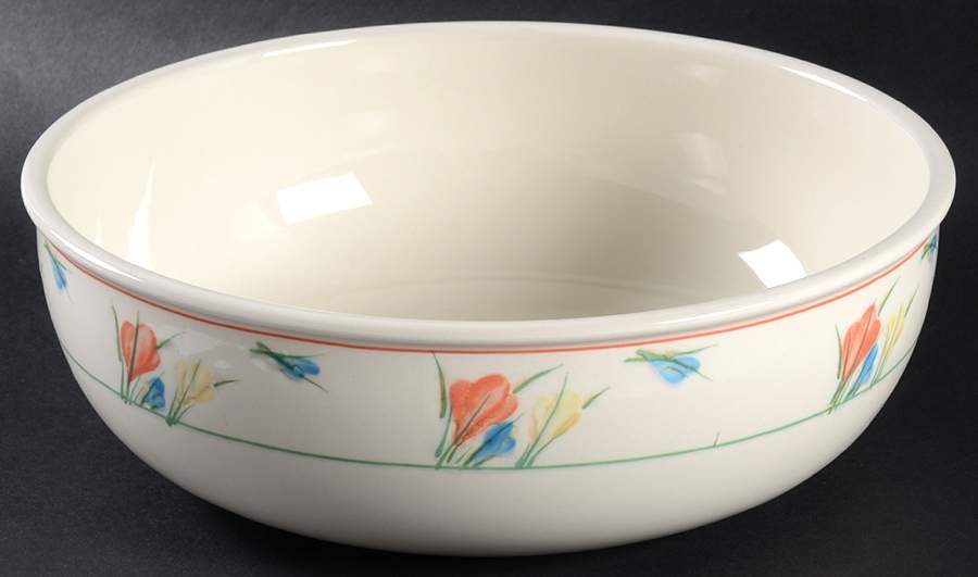 Crocus 9" Salad Serving Bowl by W R Midwinter Ltd-1
