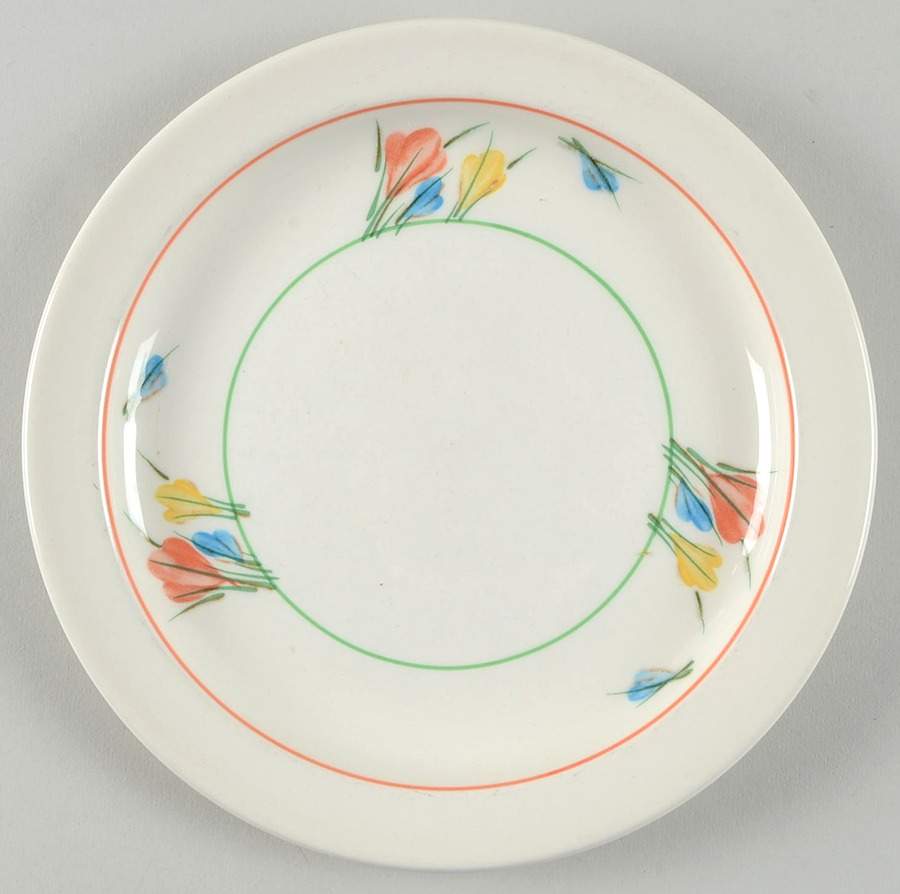 Crocus Salad Plate by W R Midwinter Ltd-1