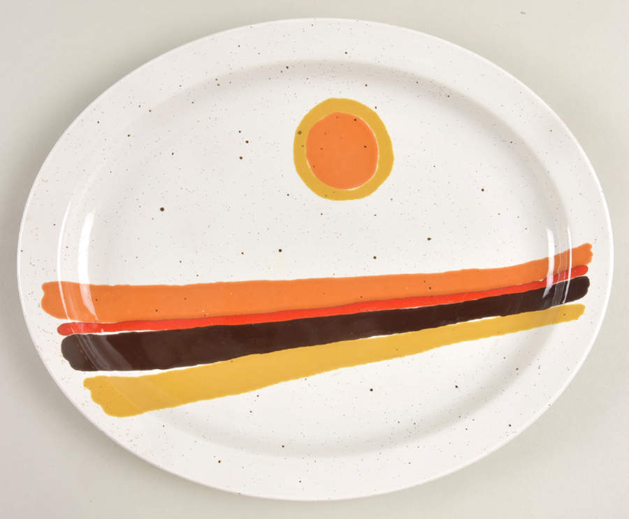 Day 12" Oval Serving Platter by W R Midwinter Ltd-1