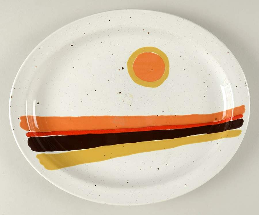 Day 11" Oval Serving Platter by W R Midwinter Ltd-1