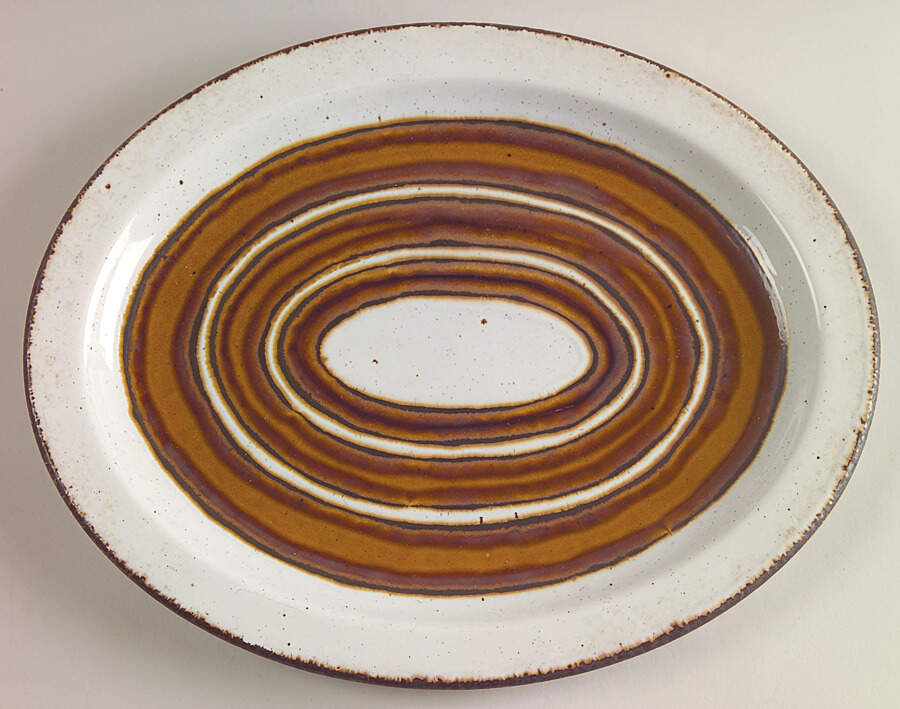 Earth 12" Oval Serving Platter by W R Midwinter Ltd-1