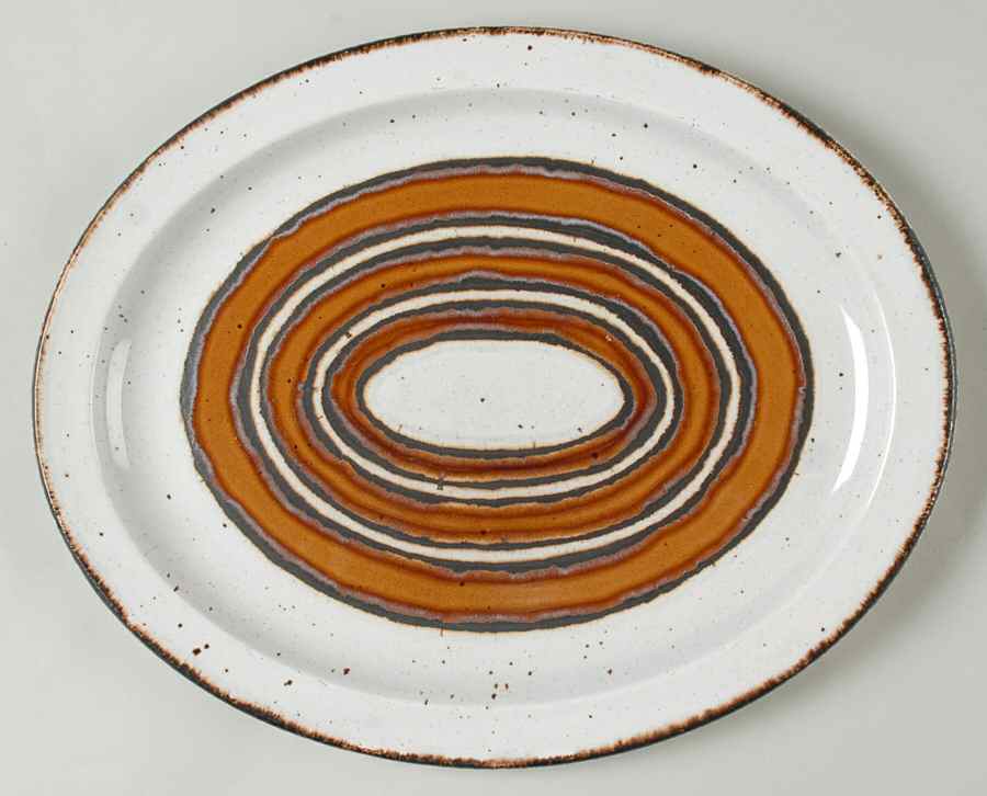 Earth 13" Oval Serving Platter by W R Midwinter Ltd-1