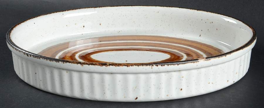 Earth 11" Oval Roaster by W R Midwinter Ltd-1