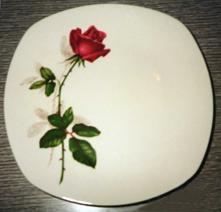 Fashion Rose Dinner Plate by W R Midwinter Ltd-1