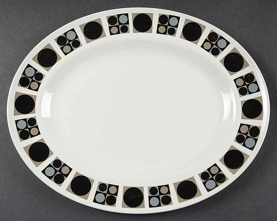 Focus 12" Oval Serving Platter by W R Midwinter Ltd-1