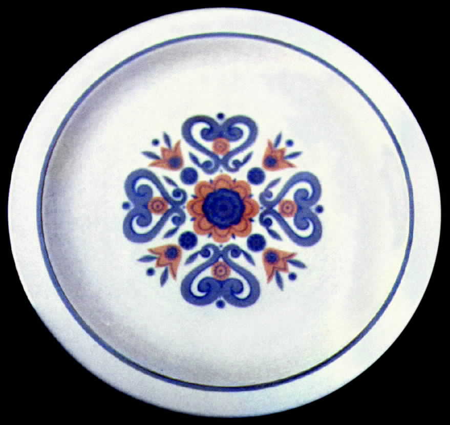 Fresco Dinner Plate by W R Midwinter Ltd-1