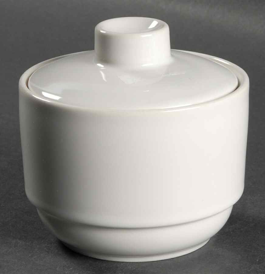 Glacier Sugar Bowl & Lid by W R Midwinter Ltd-1