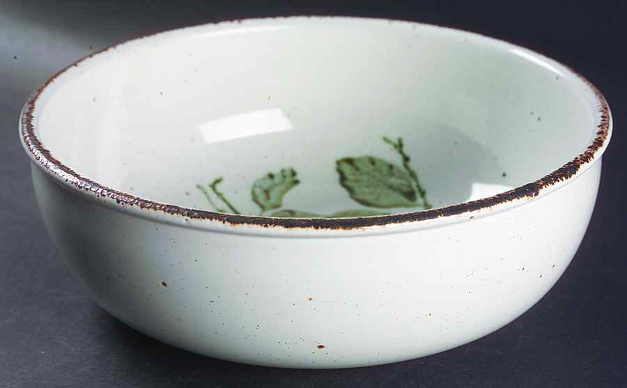 Green Leaves 9" Salad Serving Bowl by W R Midwinter Ltd-1