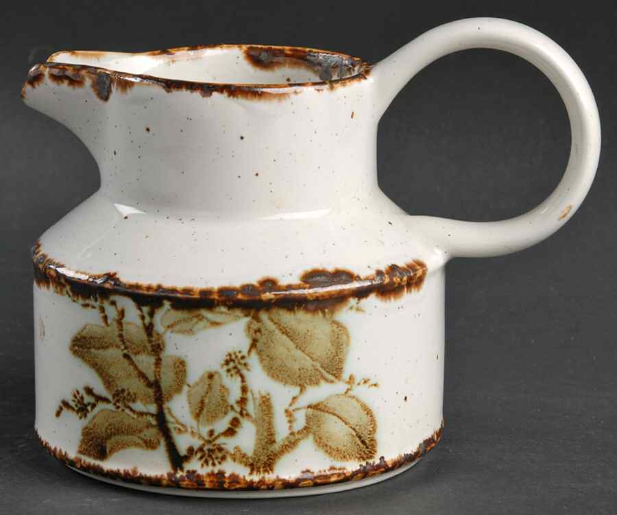 Green Leaves Creamer by W R Midwinter Ltd-1