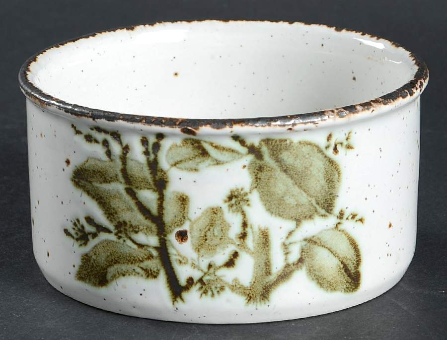 Green Leaves Ramekin by W R Midwinter Ltd-1