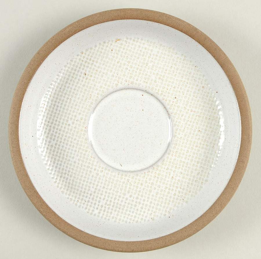 Hopsack Saucer by W R Midwinter Ltd-1