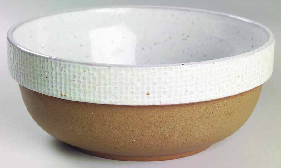 Hopsack Coupe Cereal Bowl by W R Midwinter Ltd-1