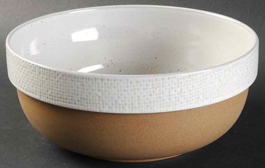 Hopsack 8" Round Vegetable Bowl by W R Midwinter Ltd-1