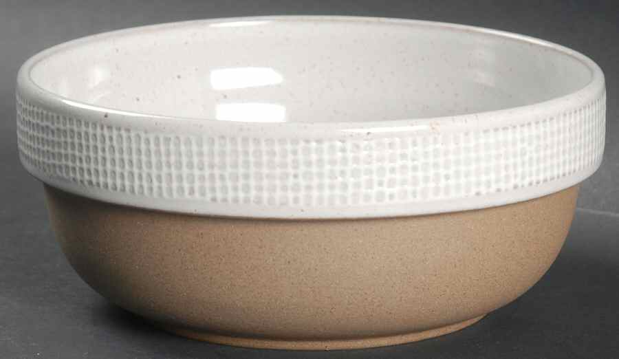 Hopsack Fruit/Dessert (Sauce) Bowl by W R Midwinter Ltd-1