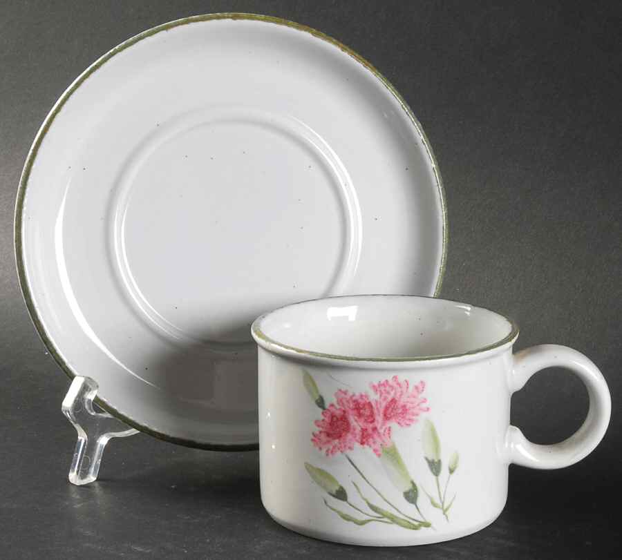 Invitation Flat Cup & Saucer Set by W R Midwinter Ltd-1