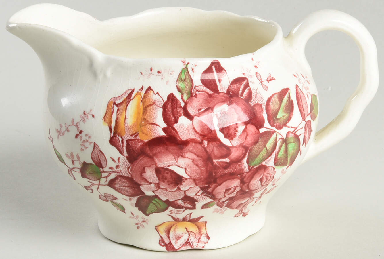 Madalyn Red Multicolor Creamer by W R Midwinter Ltd-1