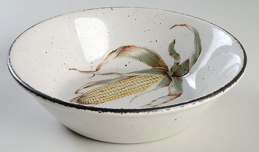 Maize 8" Round Vegetable Bowl by W R Midwinter Ltd-1