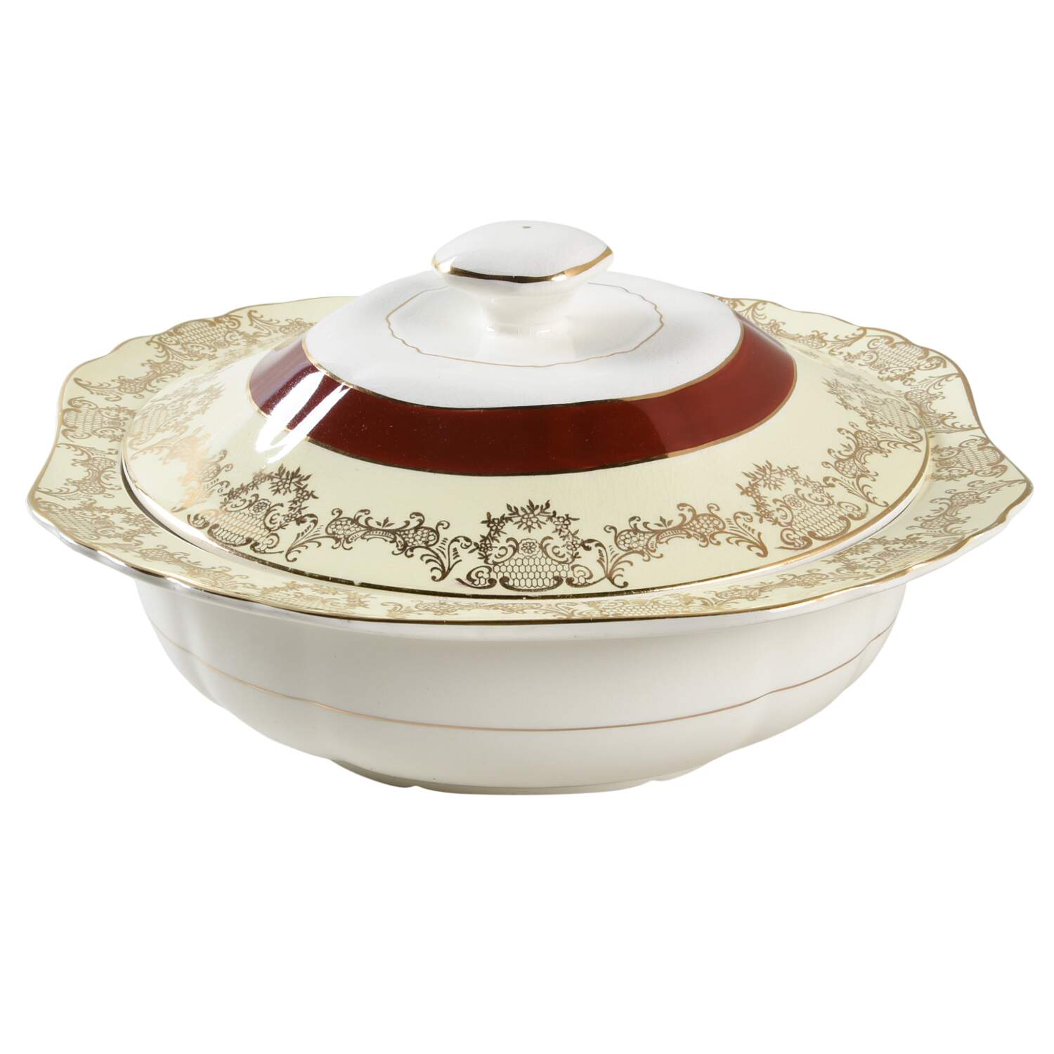 MDW6 Round Covered Vegetable by W R Midwinter Ltd-1