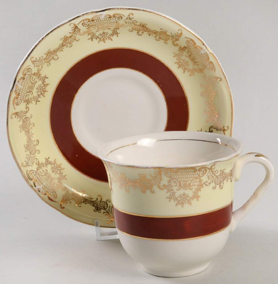 MDW6 Flat Cup & Saucer Set by W R Midwinter Ltd-1