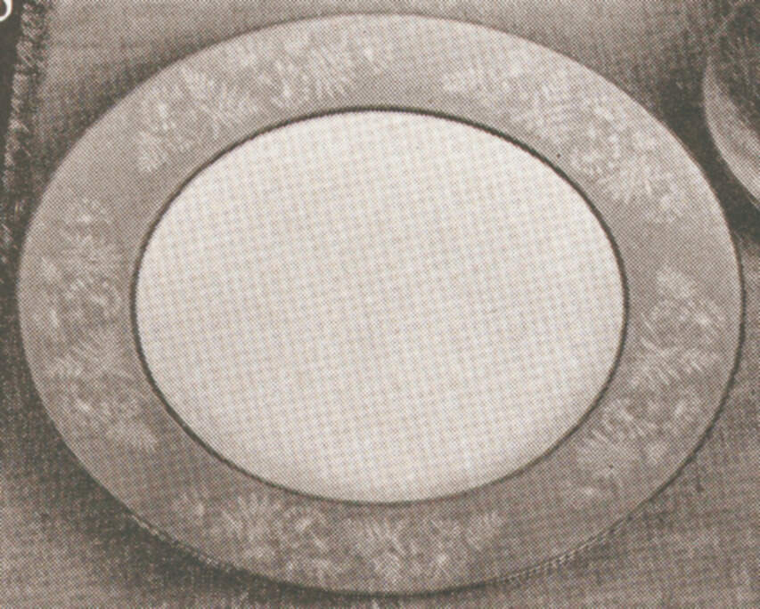 Meadowsweet Turquoise Dinner Plate by W R Midwinter Ltd-1