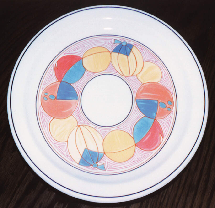 Melon Dinner Plate by W R Midwinter Ltd-1
