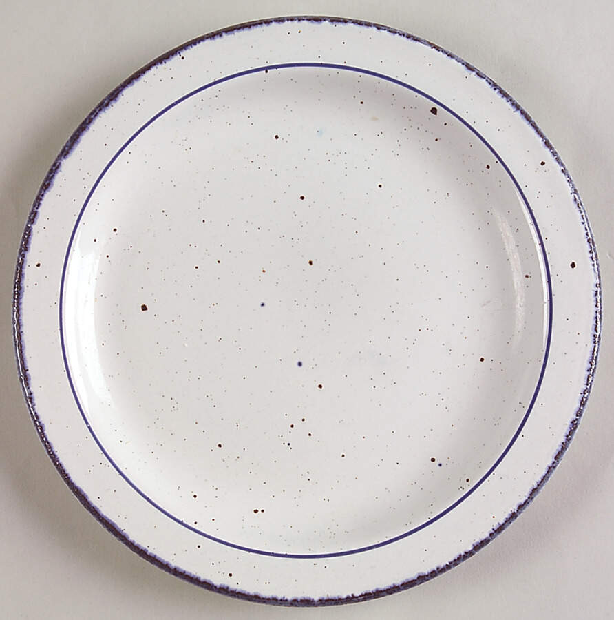 Moon Indigo Bread & Butter Plate by W R Midwinter Ltd-1