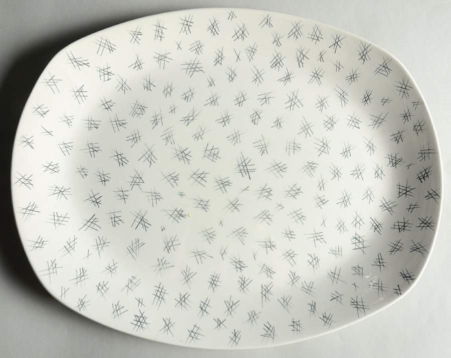 Monaco 13" Oval Serving Platter by W R Midwinter Ltd-1