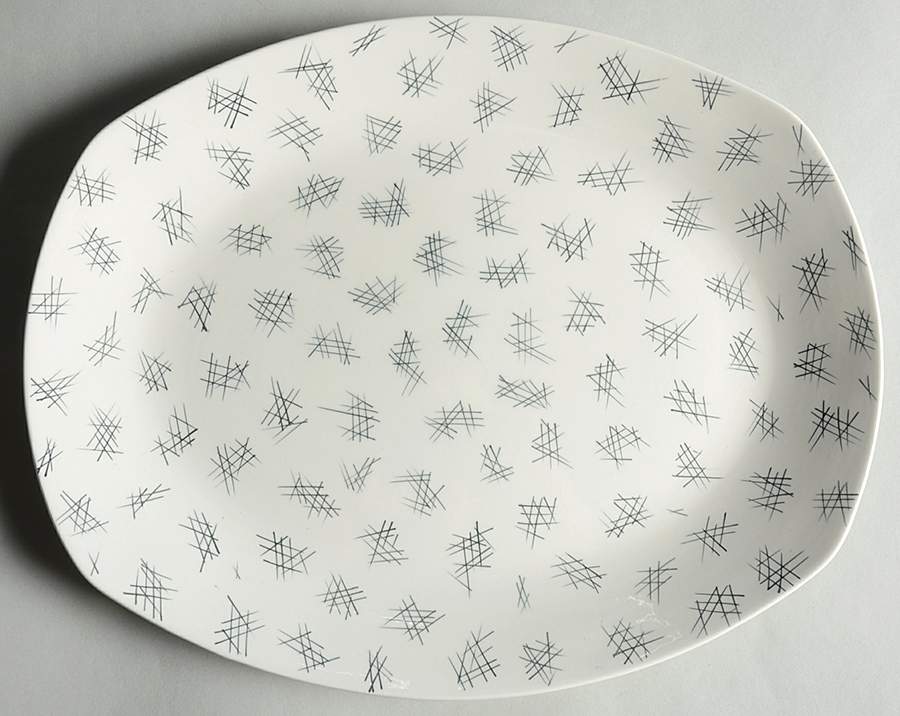 Monaco 12" Oval Serving Platter by W R Midwinter Ltd-1