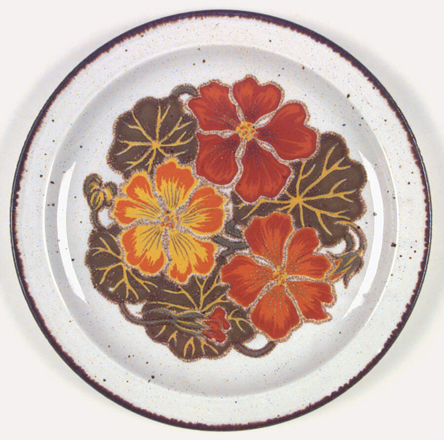 Nasturtium Dinner Plate by W R Midwinter Ltd-1