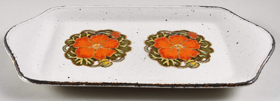 Nasturtium Large Sandwich Tray by W R Midwinter Ltd-1