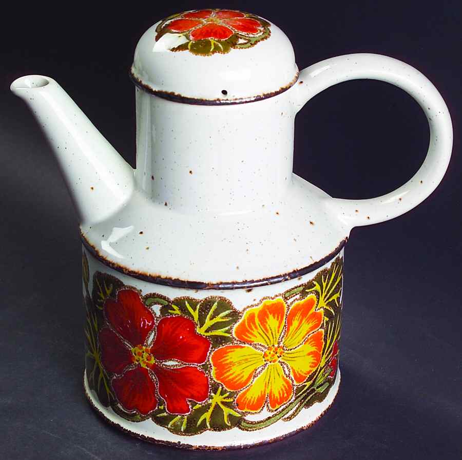 Nasturtium Coffee Pot & Lid by W R Midwinter Ltd-1