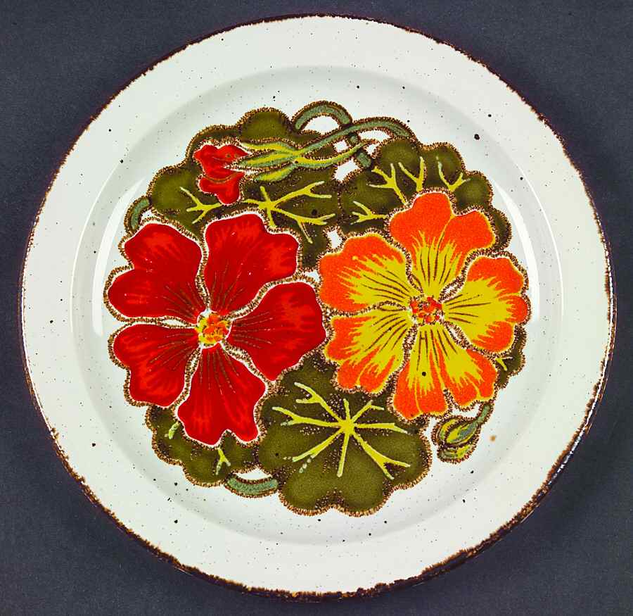 Nasturtium Salad Plate by W R Midwinter Ltd-1