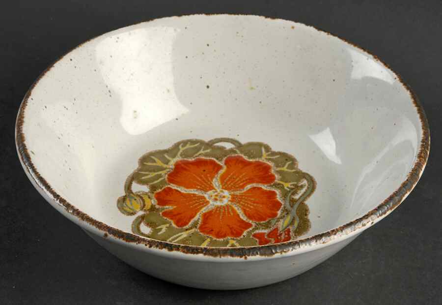 Nasturtium 8" Round Vegetable Bowl by W R Midwinter Ltd-1