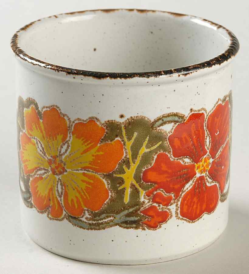 Nasturtium Open Sugar Bowl by W R Midwinter Ltd-1