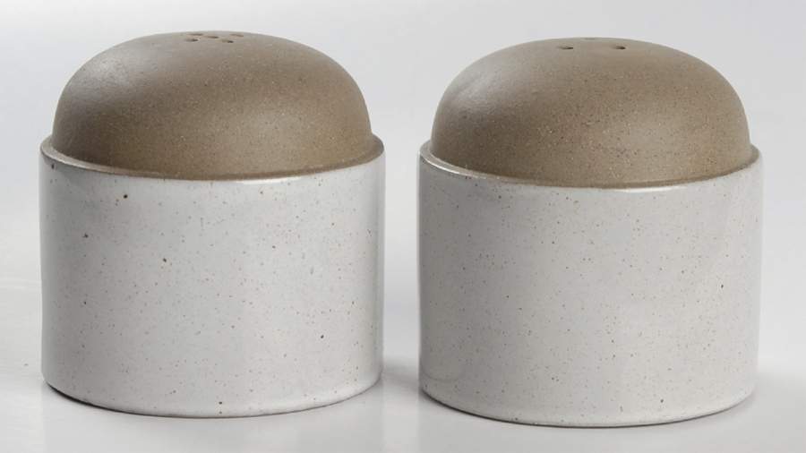 Natural Salt & Pepper Set by W R Midwinter Ltd-1