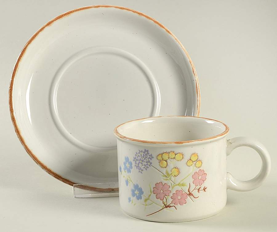 Penny Lane Flat Cup & Saucer Set by W R Midwinter Ltd-1