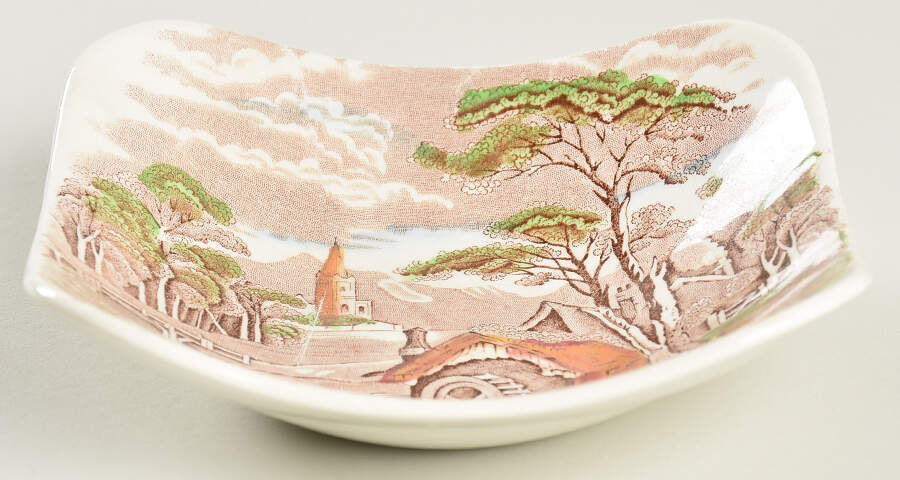 Rural England Brown Multicolor Individual Salad Bowl by W R Midwinter Ltd-1