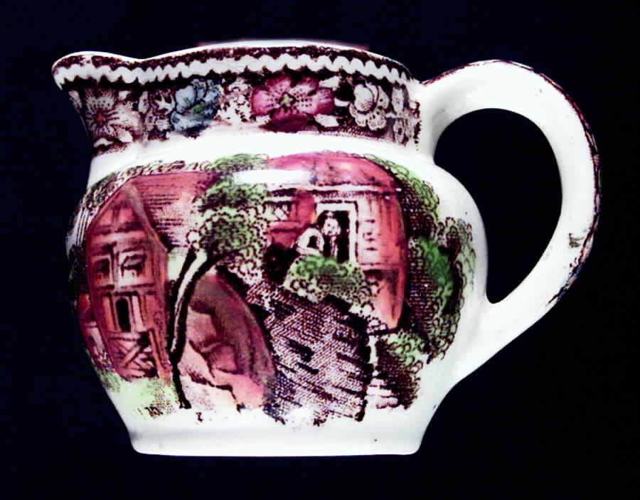 Rural England Brown Multicolor Individual Creamer by W R Midwinter Ltd-1