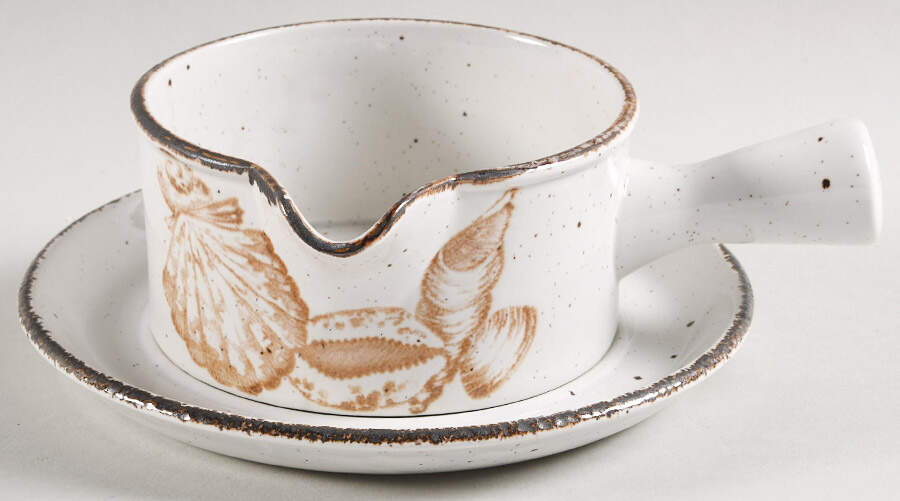 Seascape Gravy Boat & Underplate by W R Midwinter Ltd-1
