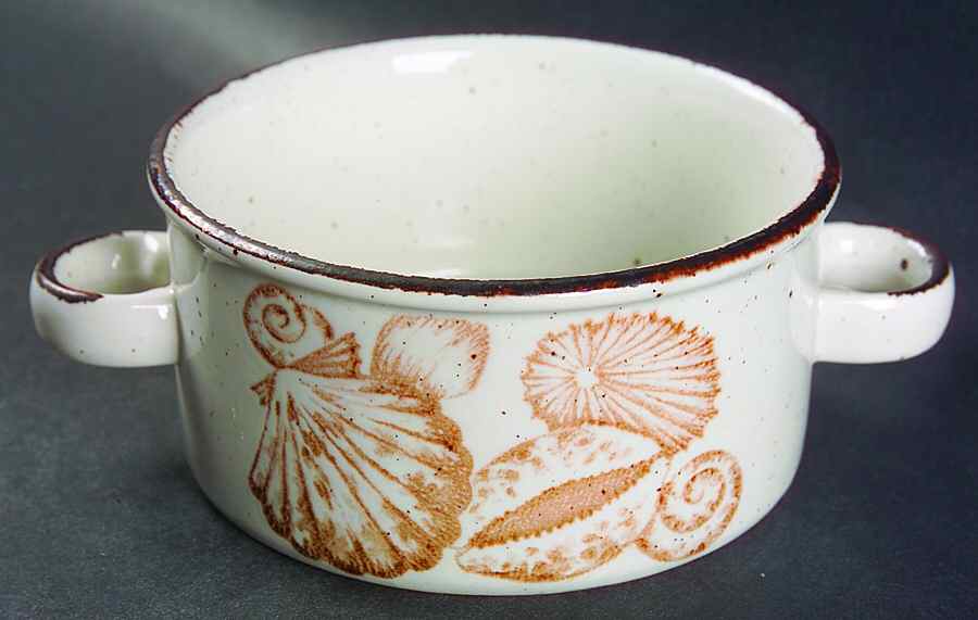 Seascape Flat Cream Soup Bowl by W R Midwinter Ltd-1