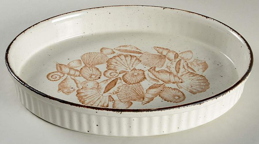 Seascape 12" Oval Roaster by W R Midwinter Ltd-1