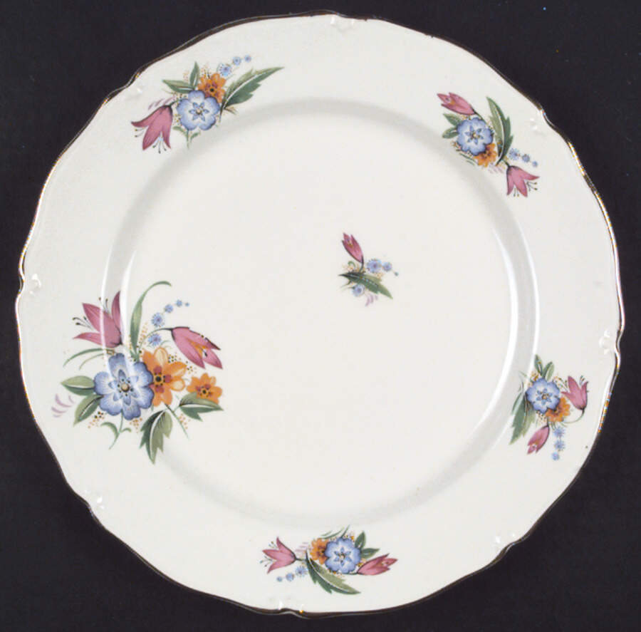 Spring Bouquet Dinner Plate by W R Midwinter Ltd-1