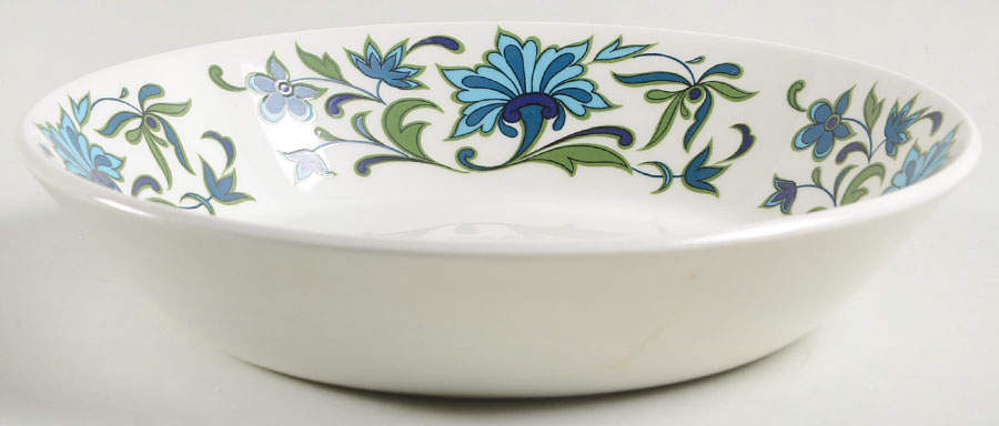 Spanish Garden (Rim) Coupe Soup Bowl by W R Midwinter Ltd-1